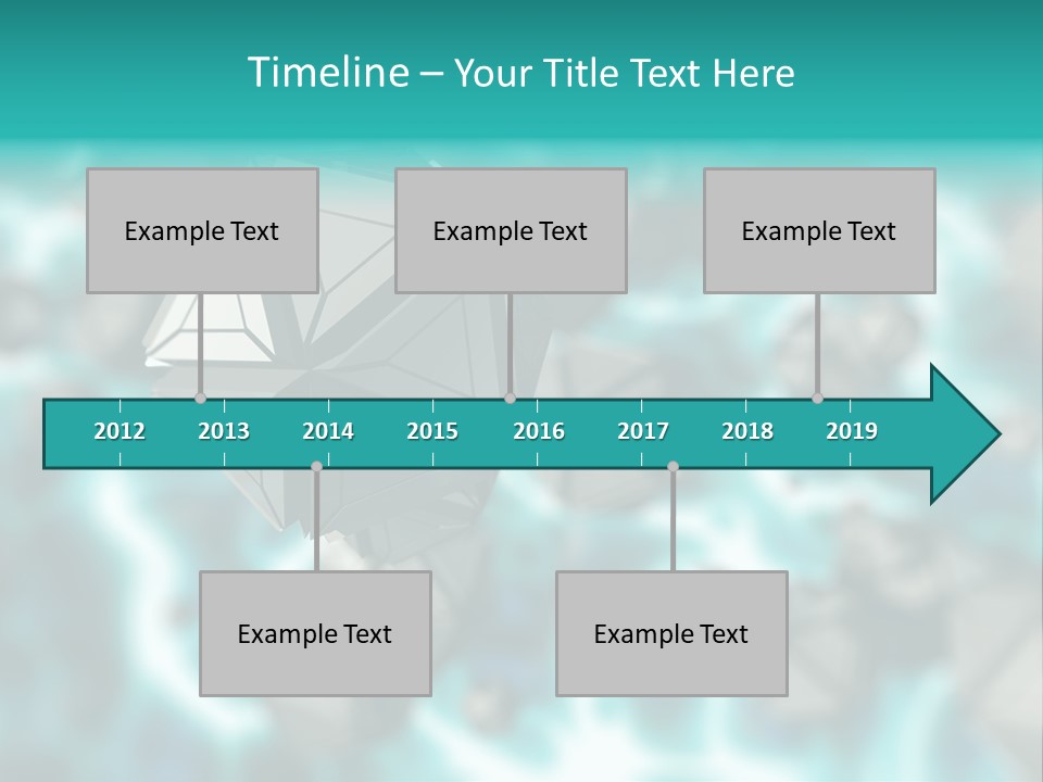 Semiconductor Nanotechnology Symmetry PowerPoint Template
