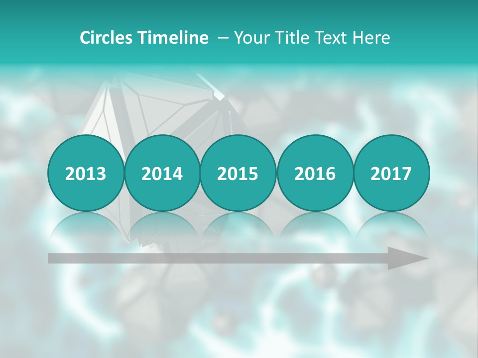 Semiconductor Nanotechnology Symmetry PowerPoint Template