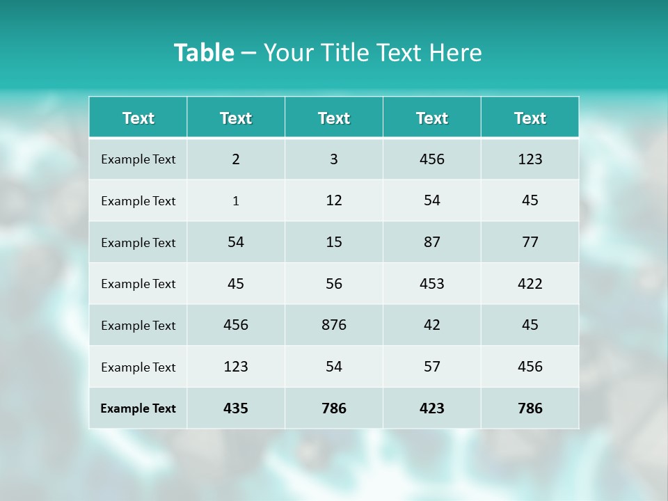Semiconductor Nanotechnology Symmetry PowerPoint Template