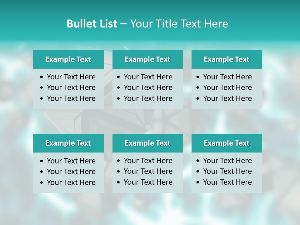 Semiconductor Nanotechnology Symmetry PowerPoint Template