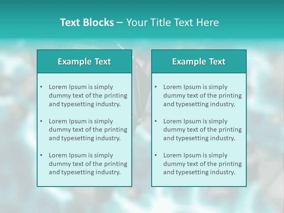Semiconductor Nanotechnology Symmetry PowerPoint Template
