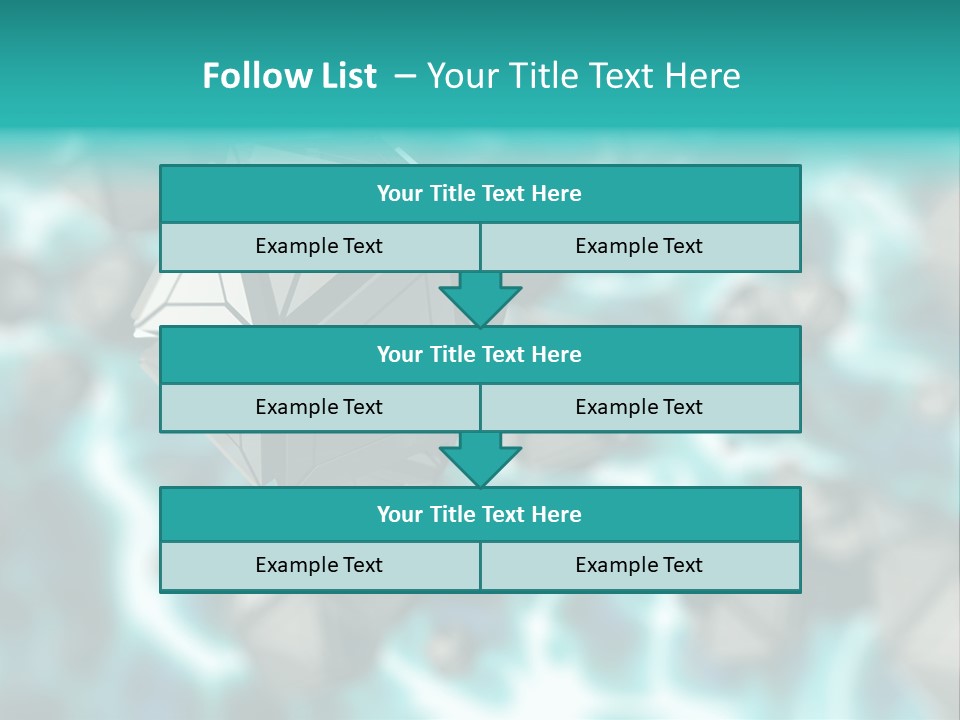 Semiconductor Nanotechnology Symmetry PowerPoint Template