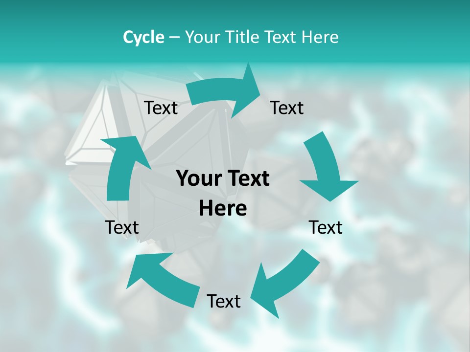 Semiconductor Nanotechnology Symmetry PowerPoint Template
