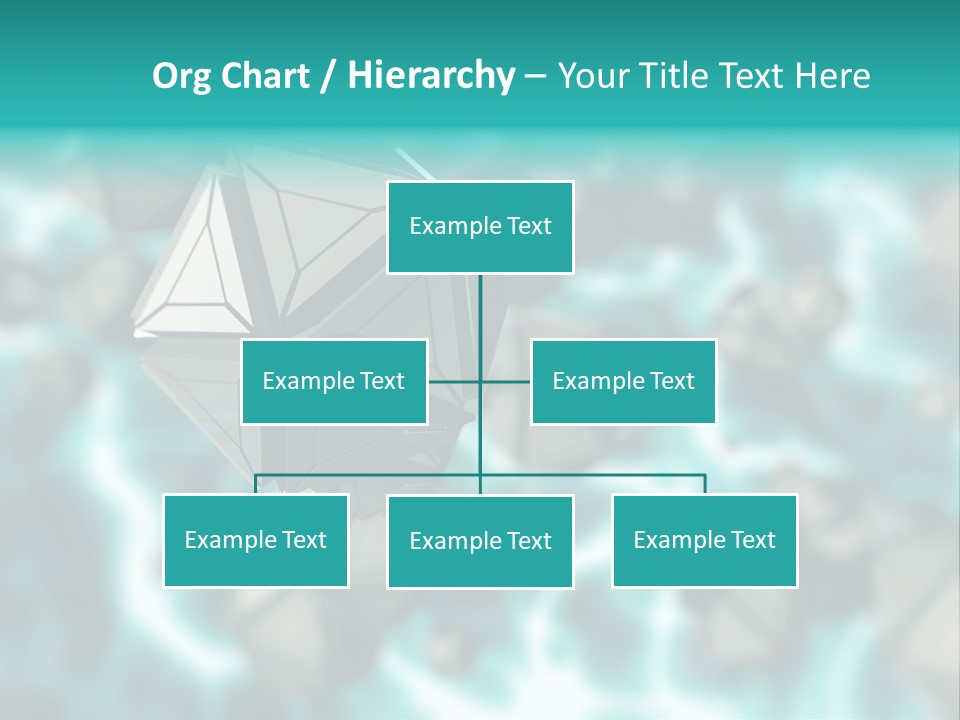 Semiconductor Nanotechnology Symmetry PowerPoint Template