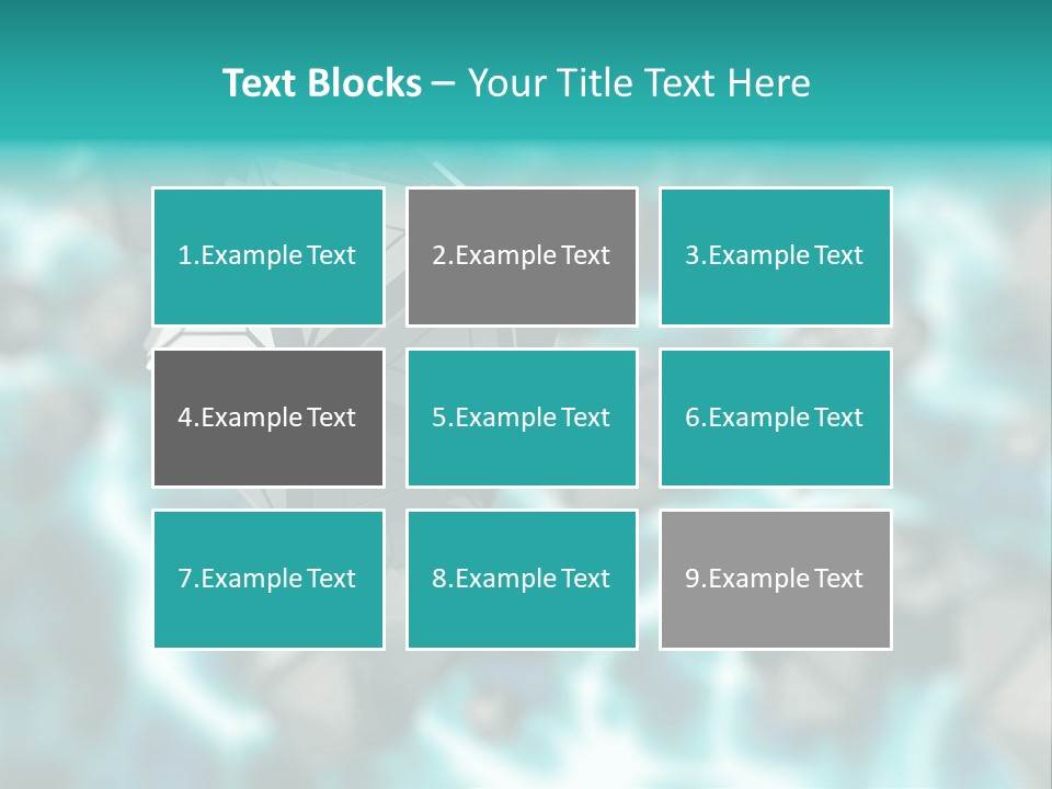 Semiconductor Nanotechnology Symmetry PowerPoint Template