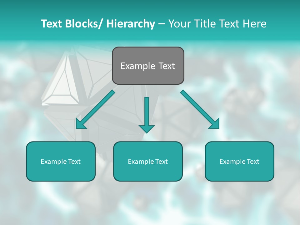 Semiconductor Nanotechnology Symmetry PowerPoint Template