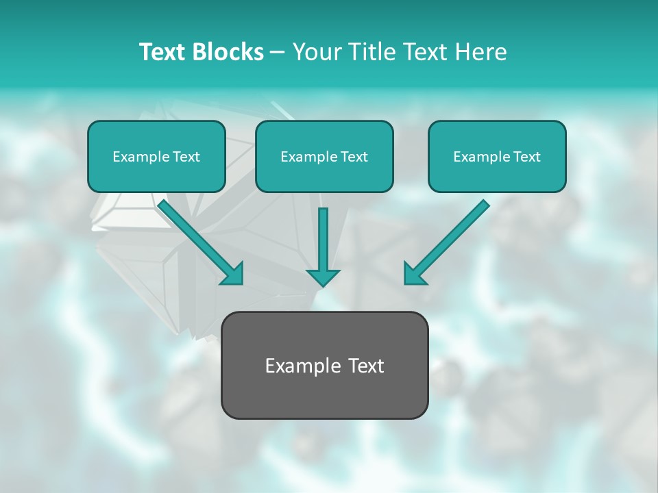 Semiconductor Nanotechnology Symmetry PowerPoint Template