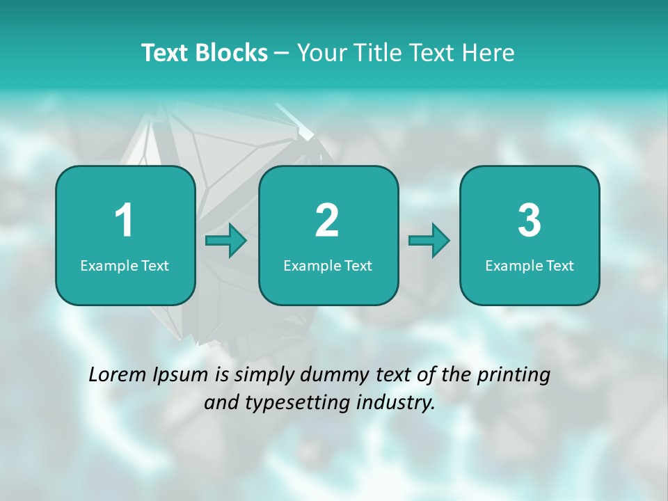 Semiconductor Nanotechnology Symmetry PowerPoint Template