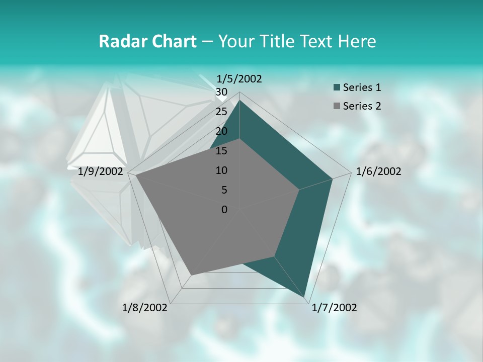 Semiconductor Nanotechnology Symmetry PowerPoint Template
