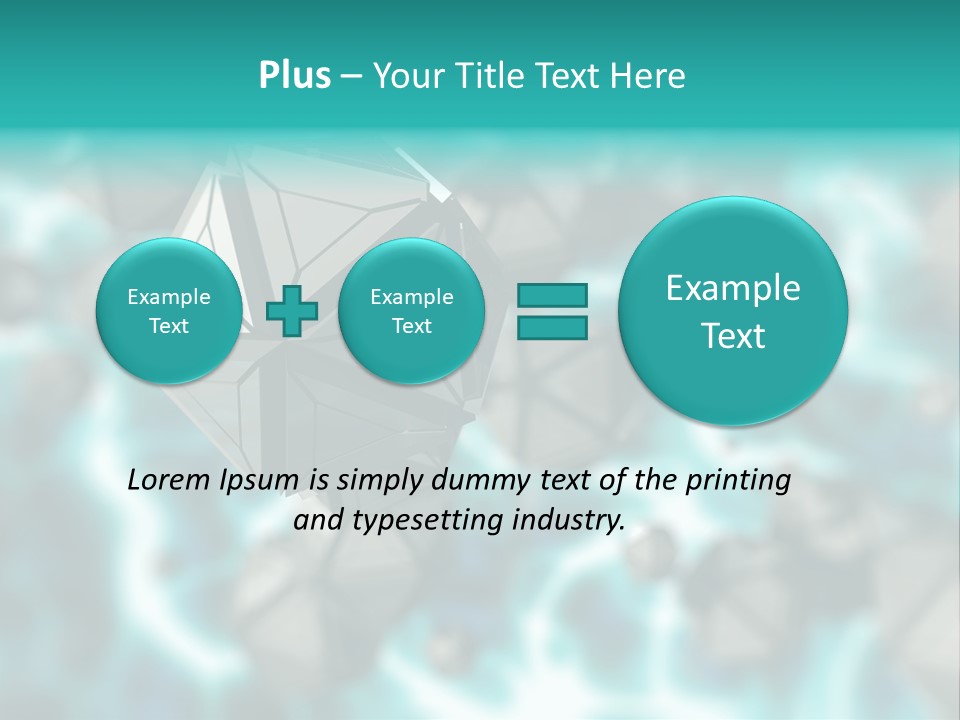 Semiconductor Nanotechnology Symmetry PowerPoint Template