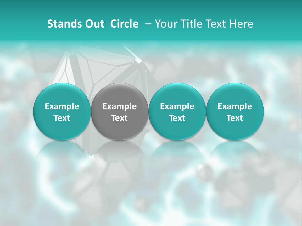 Semiconductor Nanotechnology Symmetry PowerPoint Template