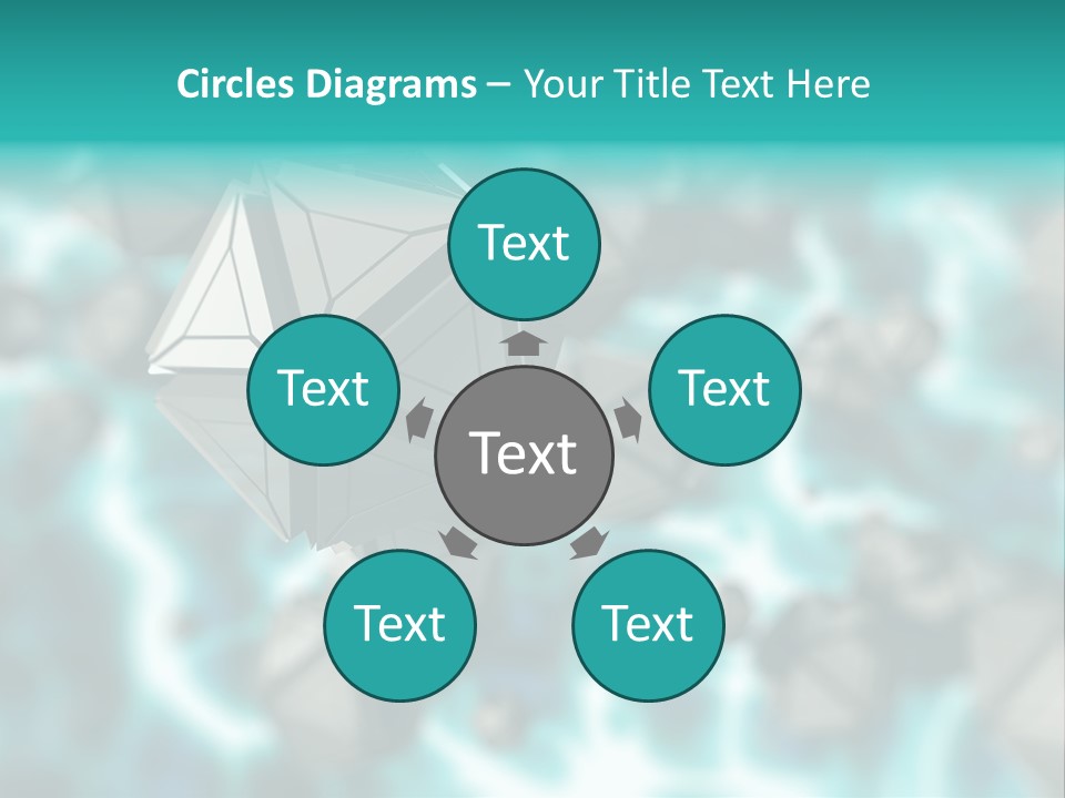 Semiconductor Nanotechnology Symmetry PowerPoint Template