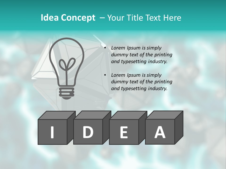 Semiconductor Nanotechnology Symmetry PowerPoint Template