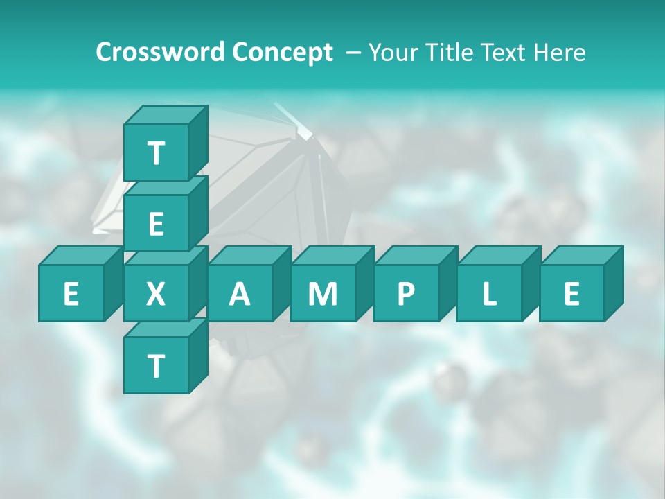 Semiconductor Nanotechnology Symmetry PowerPoint Template