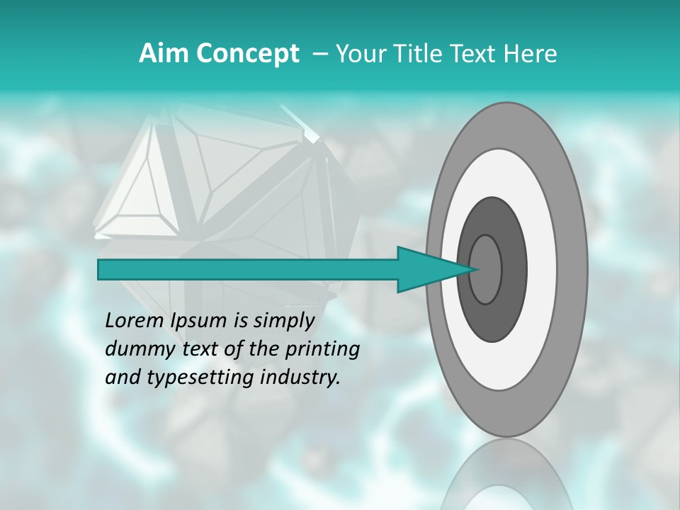 Semiconductor Nanotechnology Symmetry PowerPoint Template