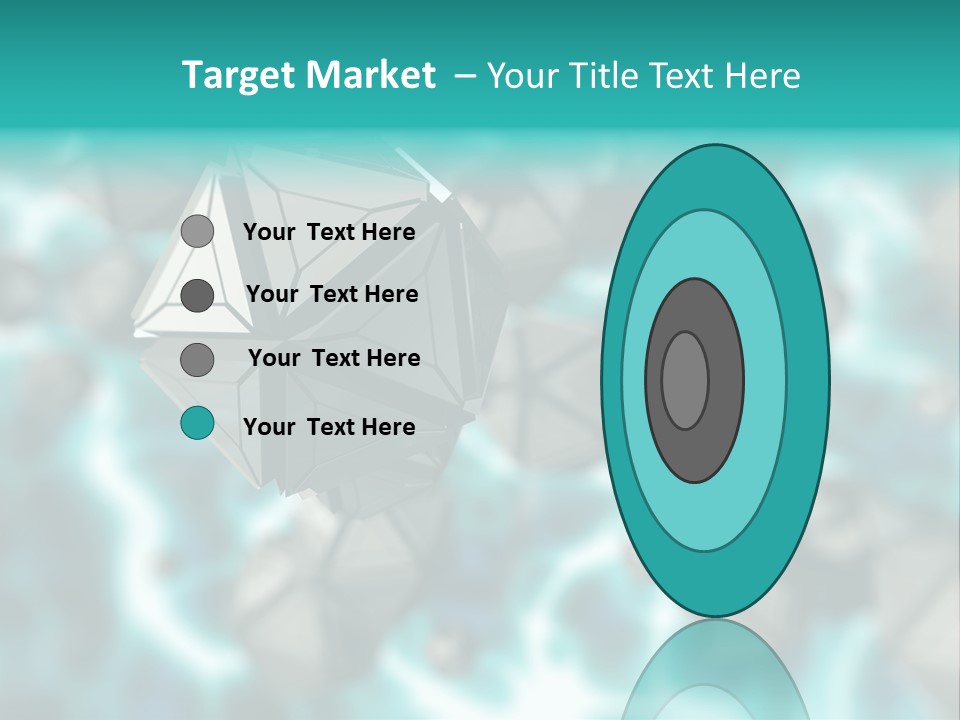 Semiconductor Nanotechnology Symmetry PowerPoint Template
