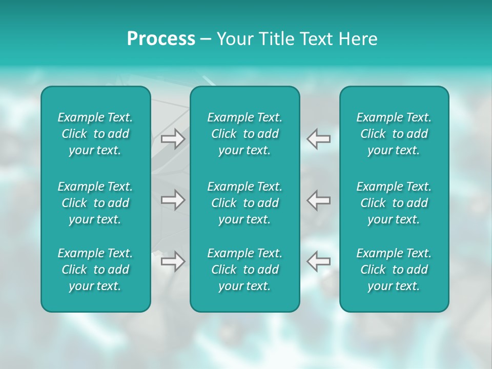 Semiconductor Nanotechnology Symmetry PowerPoint Template