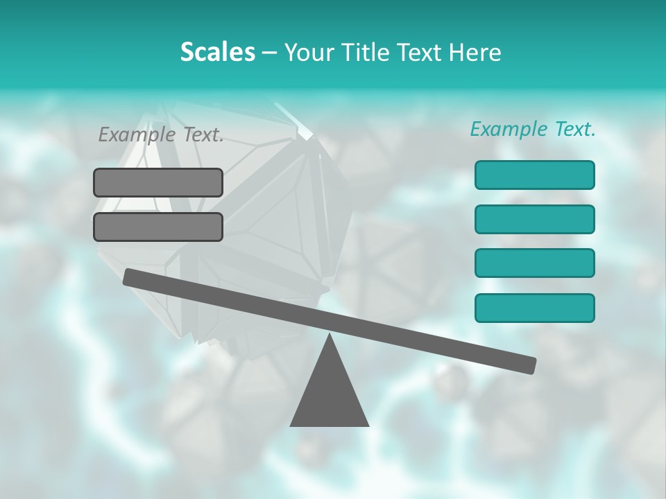 Semiconductor Nanotechnology Symmetry PowerPoint Template