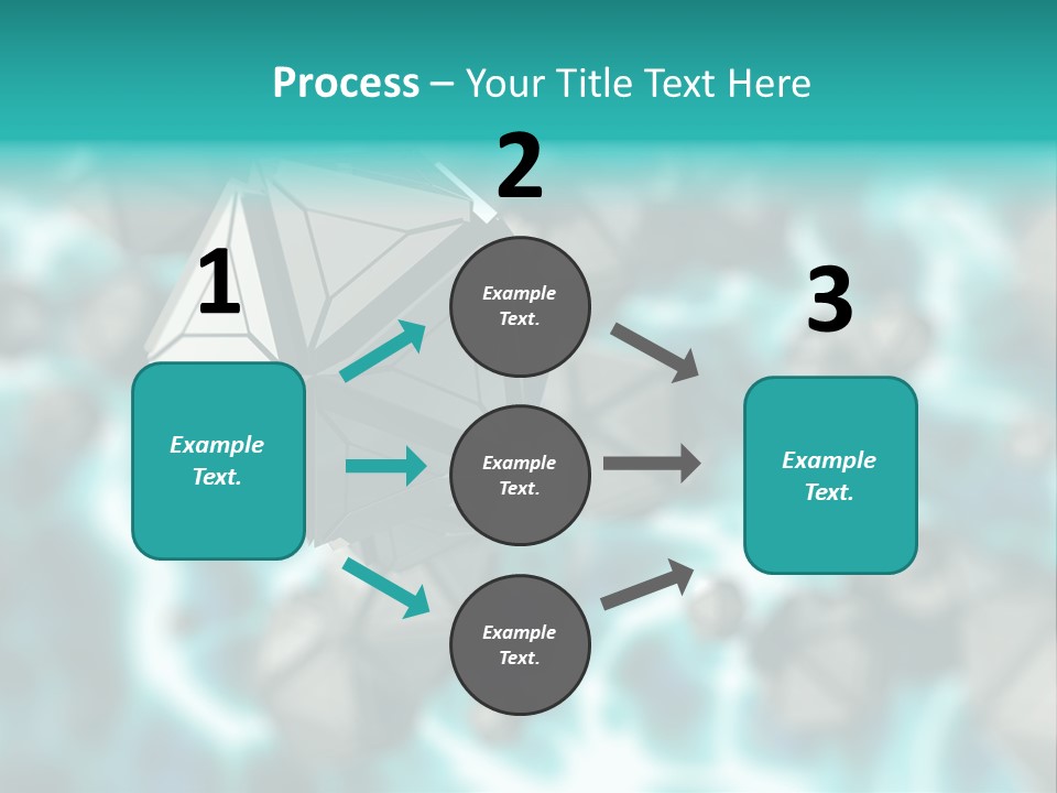 Semiconductor Nanotechnology Symmetry PowerPoint Template