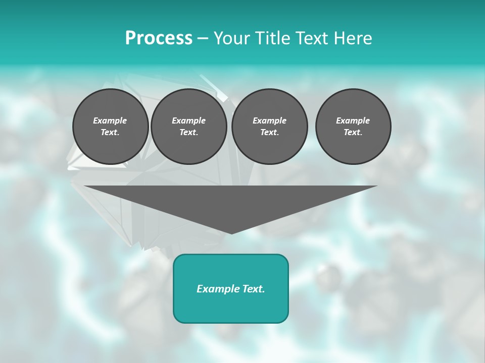 Semiconductor Nanotechnology Symmetry PowerPoint Template