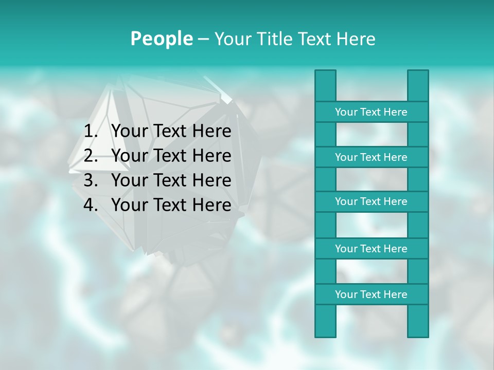 Semiconductor Nanotechnology Symmetry PowerPoint Template