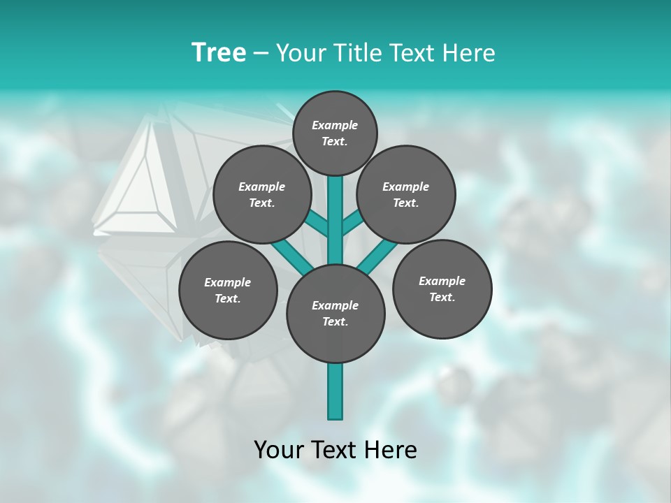 Semiconductor Nanotechnology Symmetry PowerPoint Template