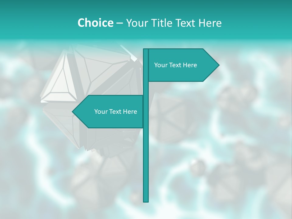 Semiconductor Nanotechnology Symmetry PowerPoint Template