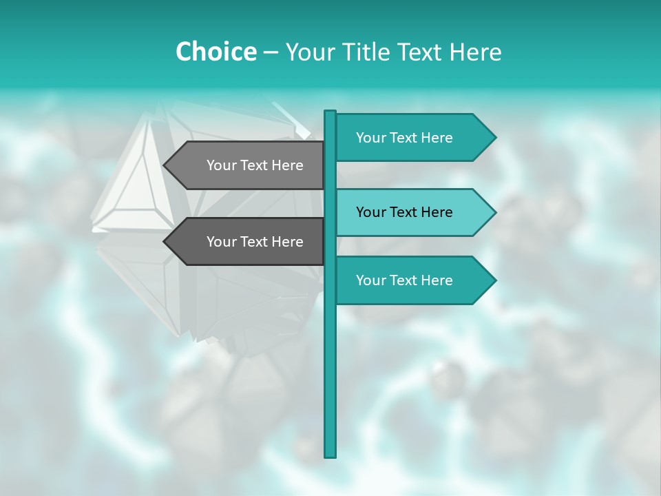 Semiconductor Nanotechnology Symmetry PowerPoint Template
