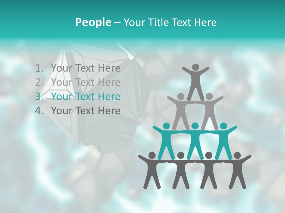 Semiconductor Nanotechnology Symmetry PowerPoint Template