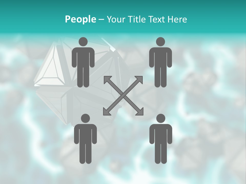 Semiconductor Nanotechnology Symmetry PowerPoint Template