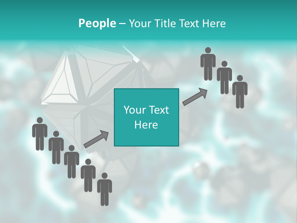 Semiconductor Nanotechnology Symmetry PowerPoint Template