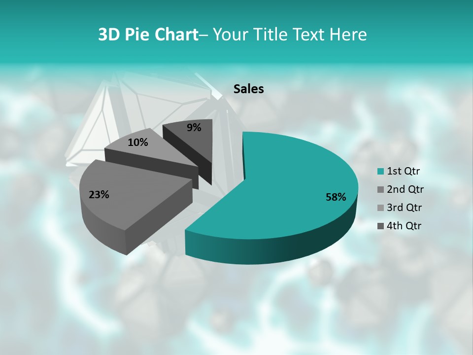 Semiconductor Nanotechnology Symmetry PowerPoint Template