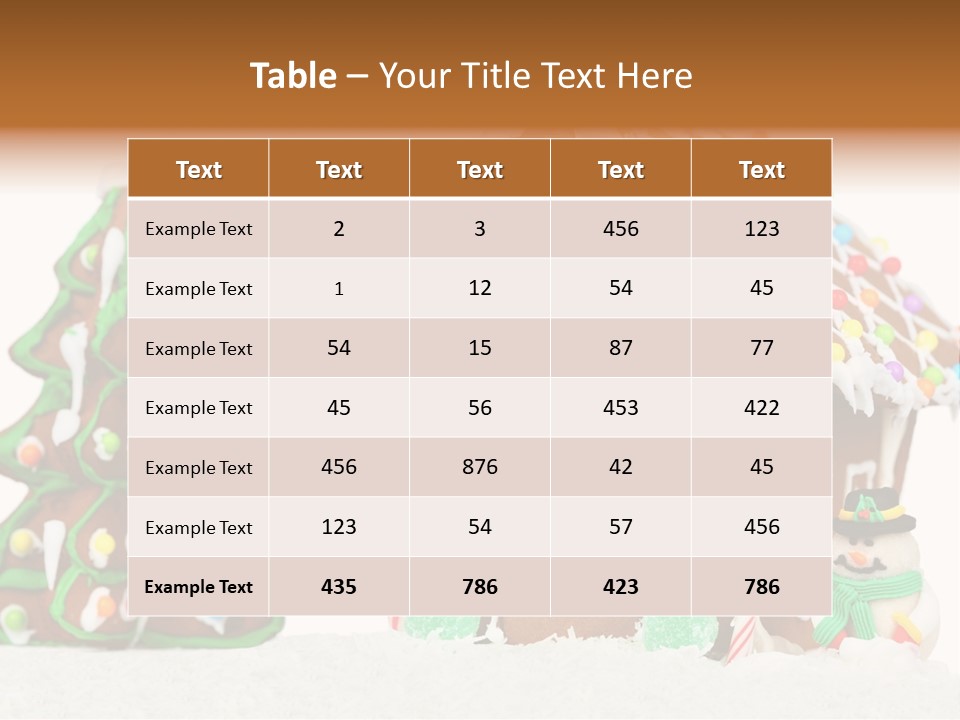 Background Cookie Sweet PowerPoint Template