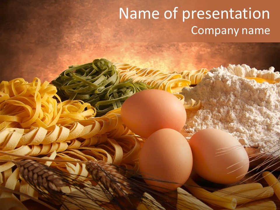 Mediterranean Corncob Cornfield PowerPoint Template