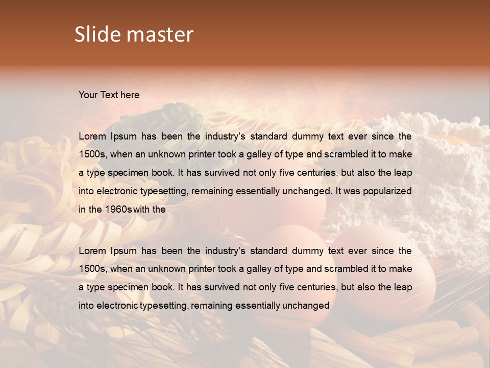 Mediterranean Corncob Cornfield PowerPoint Template