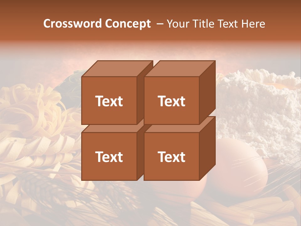 Mediterranean Corncob Cornfield PowerPoint Template