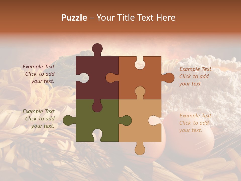 Mediterranean Corncob Cornfield PowerPoint Template