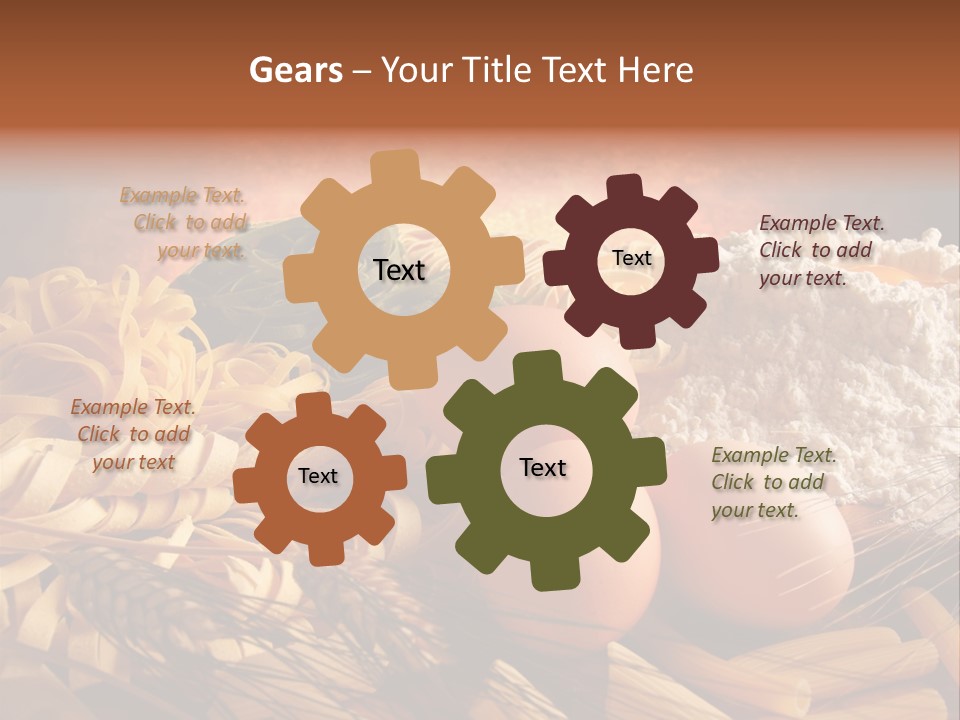 Mediterranean Corncob Cornfield PowerPoint Template