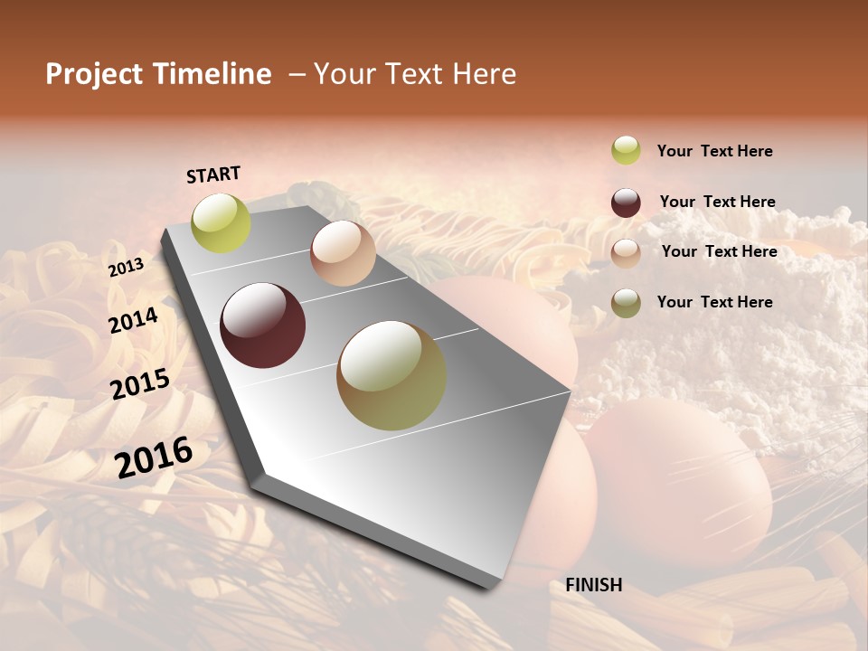 Mediterranean Corncob Cornfield PowerPoint Template