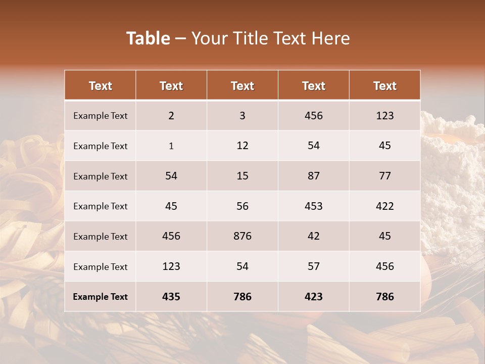 Mediterranean Corncob Cornfield PowerPoint Template