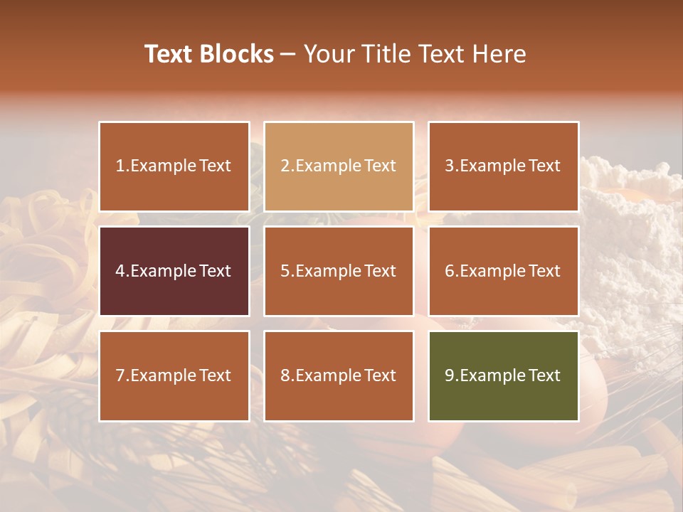 Mediterranean Corncob Cornfield PowerPoint Template