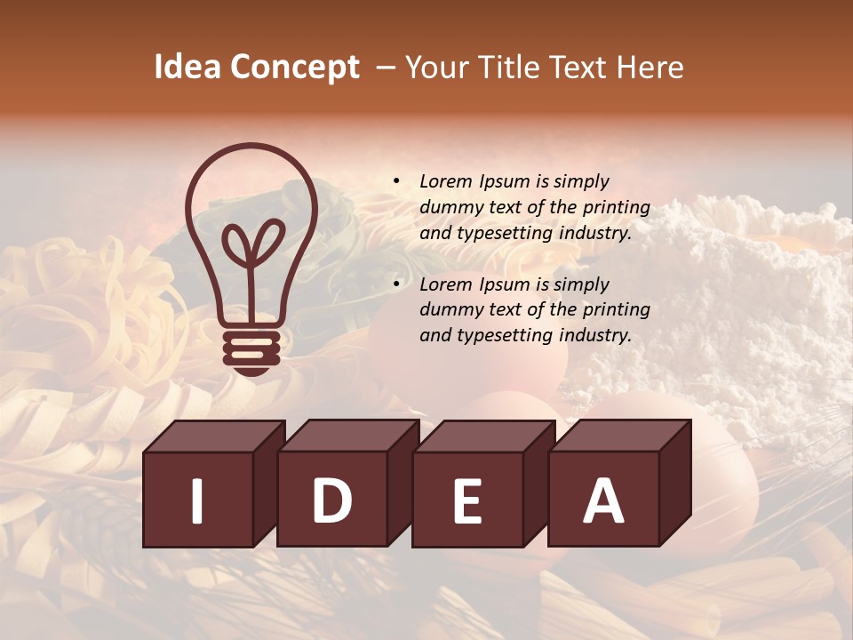 Mediterranean Corncob Cornfield PowerPoint Template