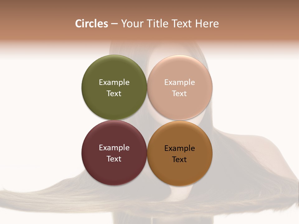 Hair Model Long PowerPoint Template