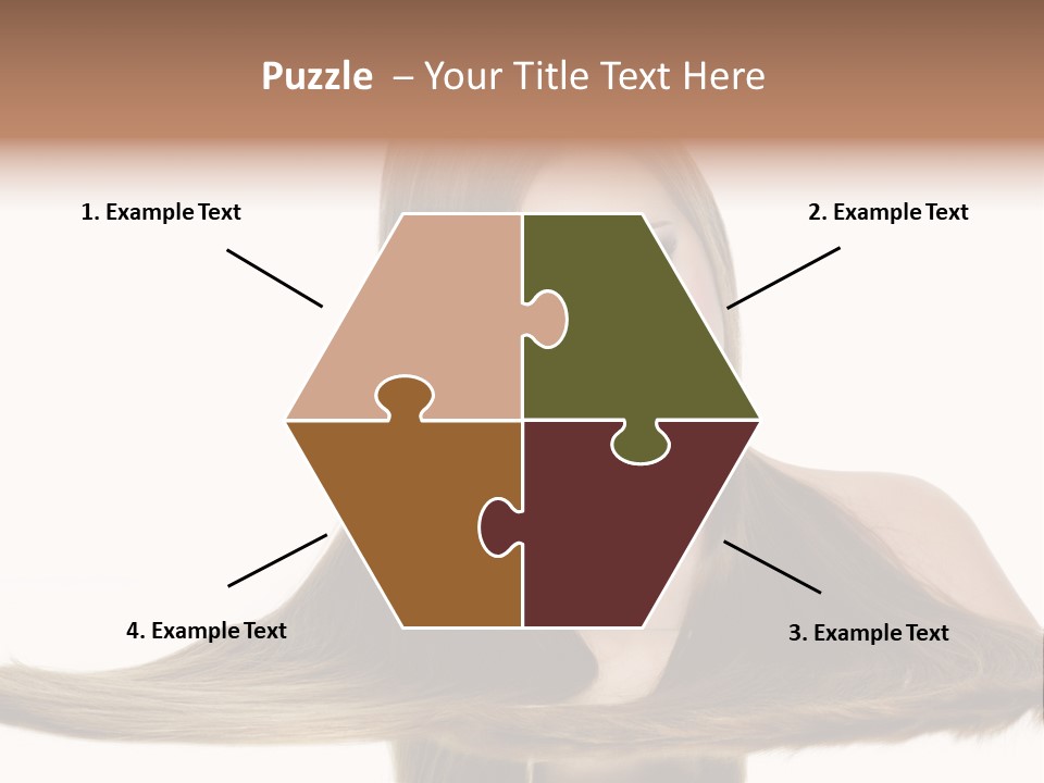 Hair Model Long PowerPoint Template