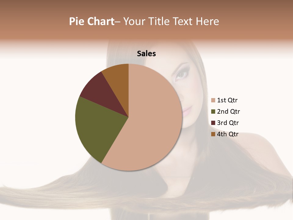 Hair Model Long PowerPoint Template