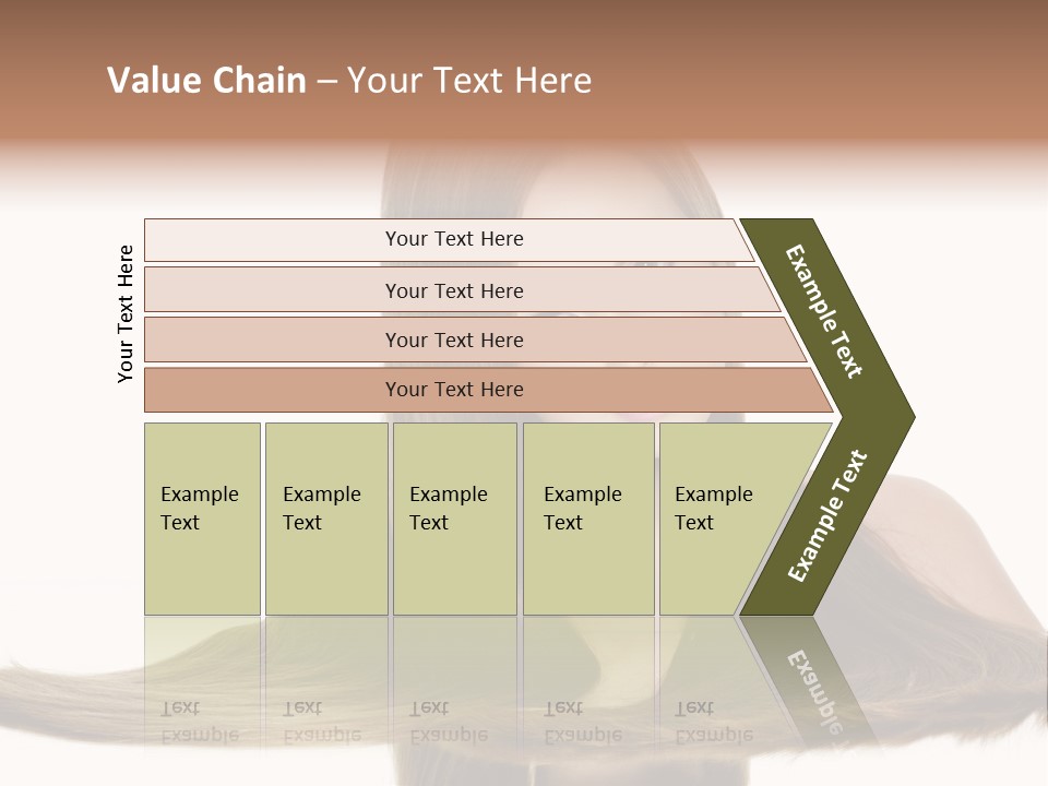 Hair Model Long PowerPoint Template