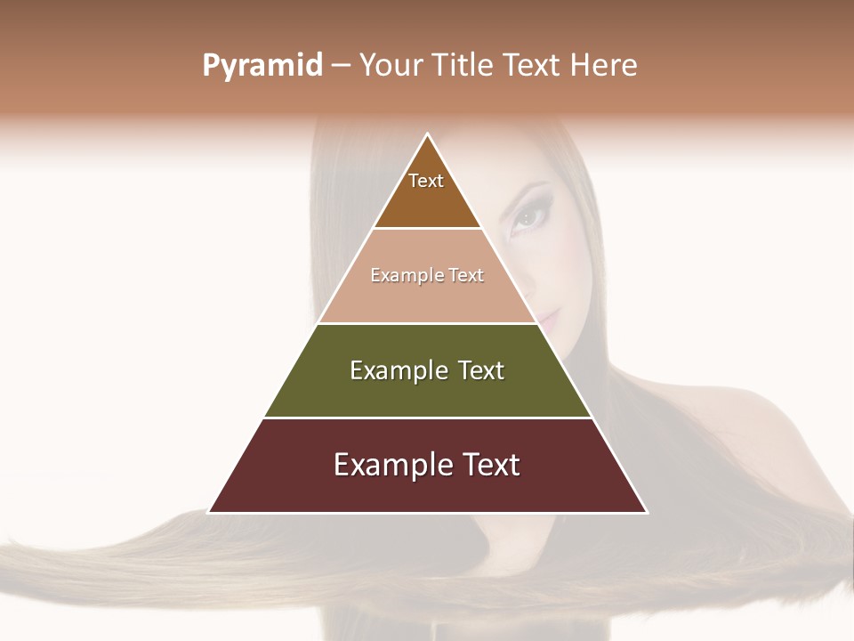 Hair Model Long PowerPoint Template