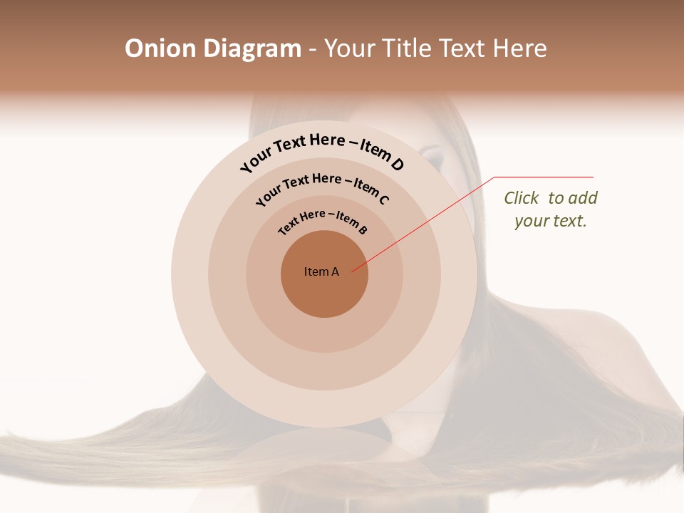 Hair Model Long PowerPoint Template