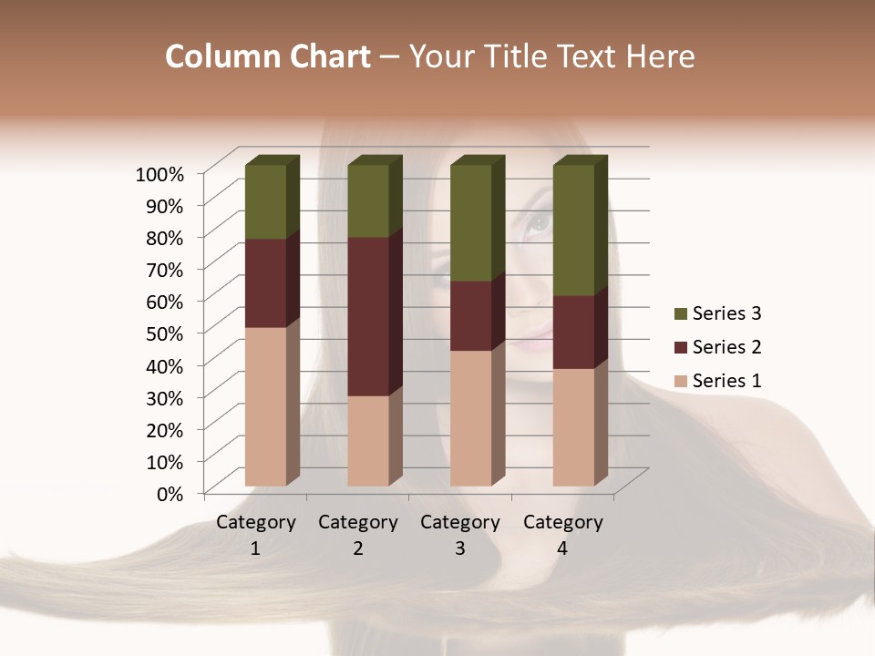 Hair Model Long PowerPoint Template
