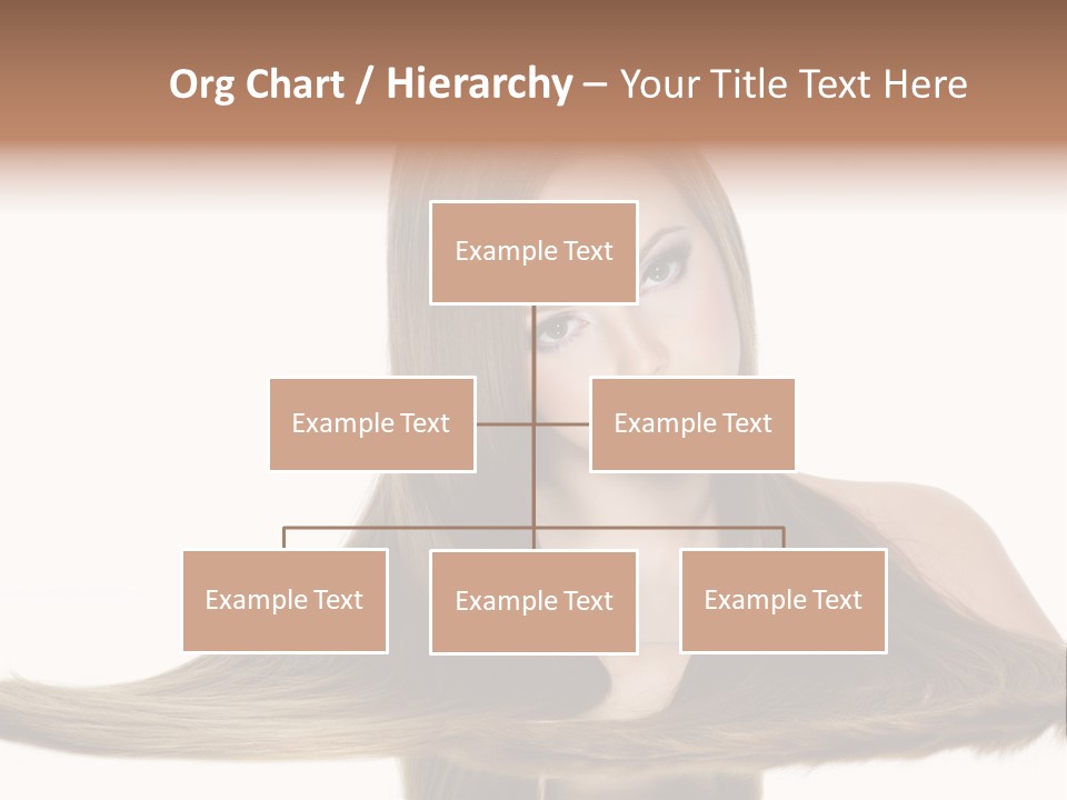 Hair Model Long PowerPoint Template